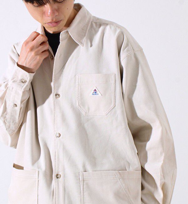 GLOSTER「【セットアップ対応】【GEVACO】コーデュロイ ワークシャツ」|シャツ・ブラウス|