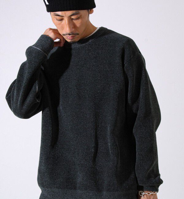 GLOSTER「【昨年人気アイテム再登場！チクチクしないニット】モールダブルフェイス プルオーバーニット」|ニット・セーター|