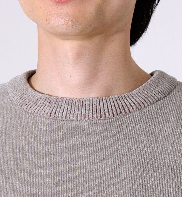 GLOSTER「【昨年人気アイテム再登場！チクチクしないニット】モールダブルフェイス プルオーバーニット」|ニット・セーター|