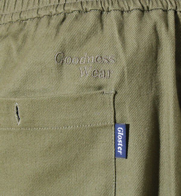 GLOSTER「【人気シリーズ/UNISEX/4サイズ/5色展開】GOODNESS イージーパンツ」|チノ|