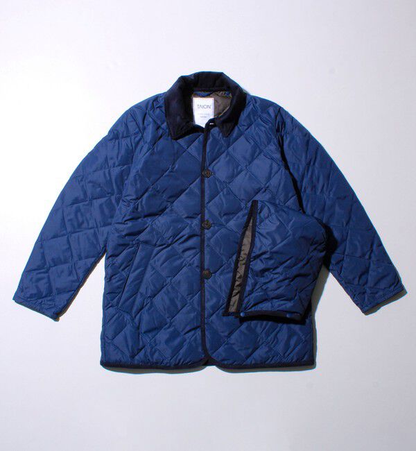 GLOSTER「【ビジカジ対応/新色追加】GLOSTER別注 TAION ダイヤキルト ダウンジャケット」|ダウン|