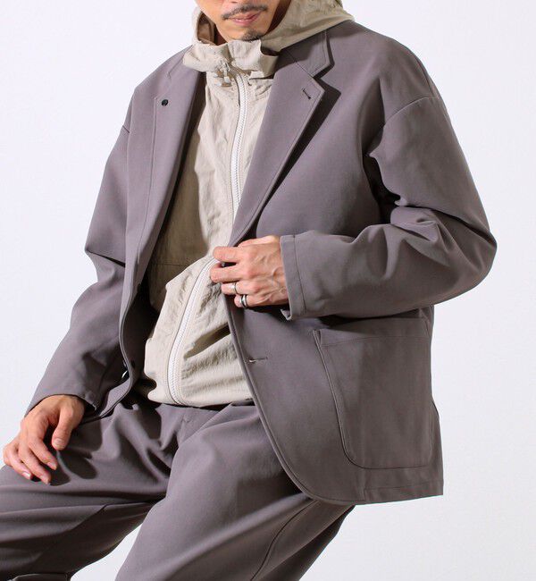 GLOSTER「【セットアップ対応】トリコットオールマイティジャケット」|テーラードジャケット|
