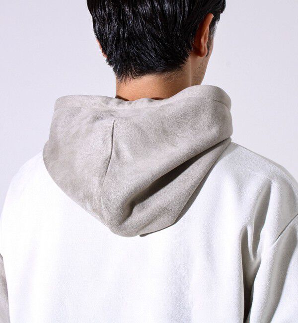 GLOSTER「【新配色で再登場】フレブルスエード バイカラーパーカー」|パーカー|