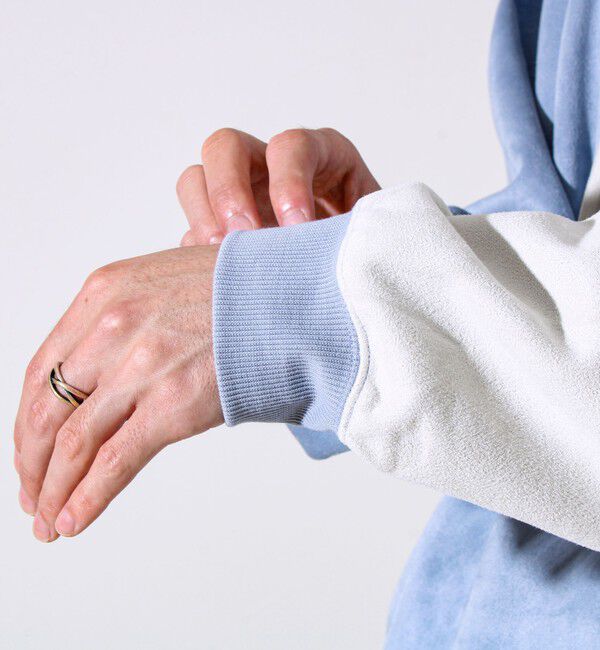 GLOSTER「【新配色で再登場】フレブルスエード バイカラーパーカー」|パーカー|