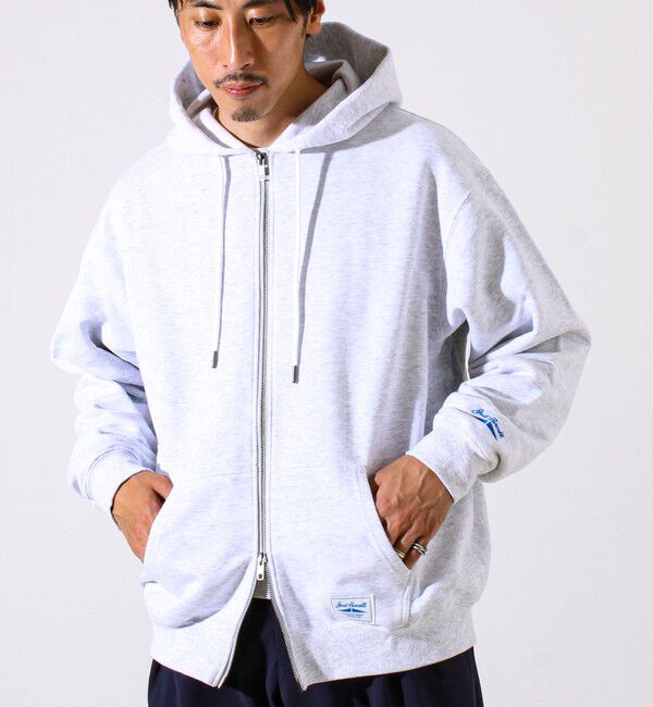 GLOSTER「【JACKPURCELL/ジャックパーセル】コーマ裏毛 フルジップパーカー」|パーカー|