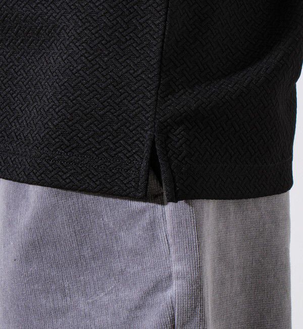 GLOSTER「【人気シリーズ第2弾】【新柄ジャガード登場】フクレクロスジャガードロンT」|Tシャツ・カットソー|