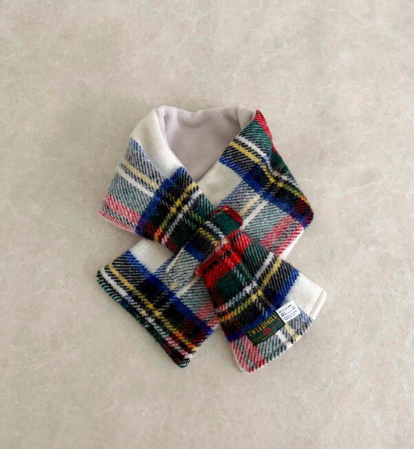 fredy emue「《別注》【TWEED MILL/ツイードミル】ウールチェック&times;フリースリバーマフラー」|マフラー|
