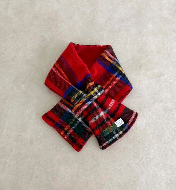 fredy emue「《別注》【TWEED MILL/ツイードミル】ウールチェック&times;フリースリバーマフラー」|マフラー|