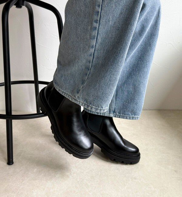fredy emue「【ENESS/ エネス】サイドゴアショートブーツ」|ロングブーツ|