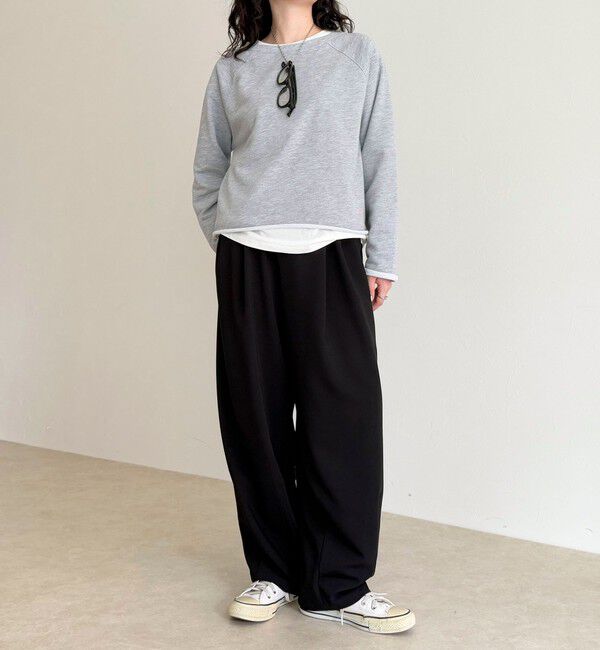 fredy emue「コクーンギャザーパンツ」|チノ|