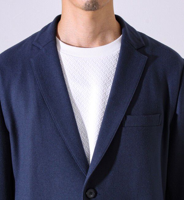 GLOSTER「【オンオフ兼用の大人カジュアルジャケット】両面起毛 ストレッチジャケット」|テーラードジャケット|