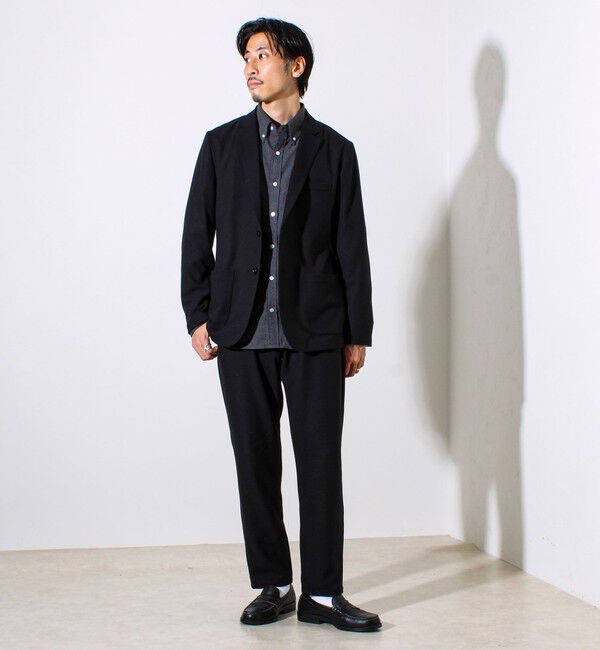 GLOSTER「【オンオフ兼用の大人カジュアルジャケット】両面起毛 ストレッチジャケット」|テーラードジャケット|