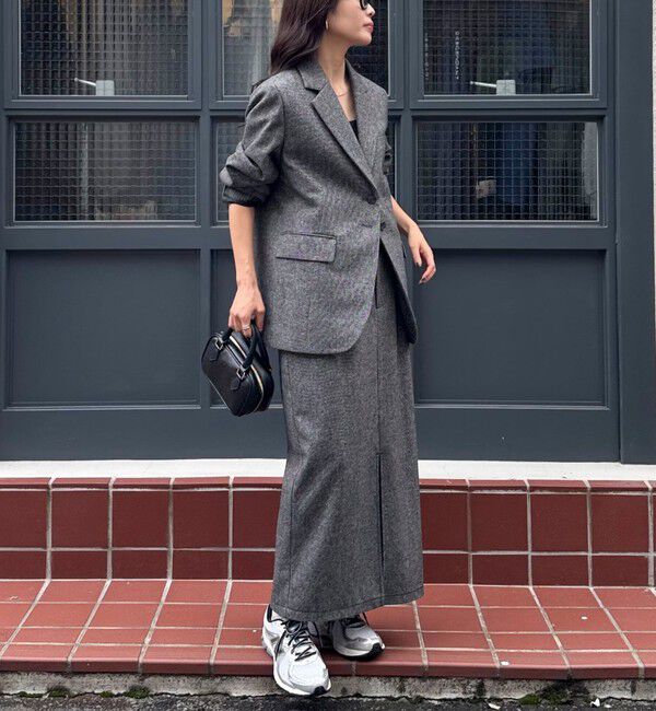 fredy emue「《セットアップ対応》ツィードタイトスカート」|タイト|