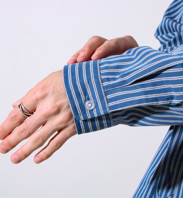 GLOSTER「【GEVACO/ゲバコ】起毛バンドカラーシャツ」|シャツ・ブラウス|