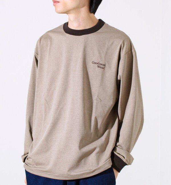 GLOSTER「【機能素材】PERFECTEX 天竺 GOODNESS ロンT」|Tシャツ・カットソー|ベージュ系その他