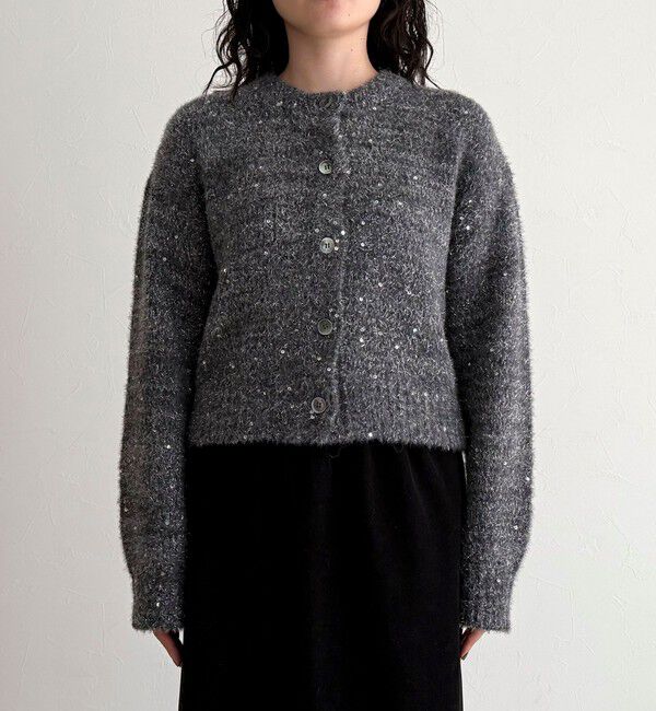 fredy emue「スパンコールニットカーディガン」|カーディガン|