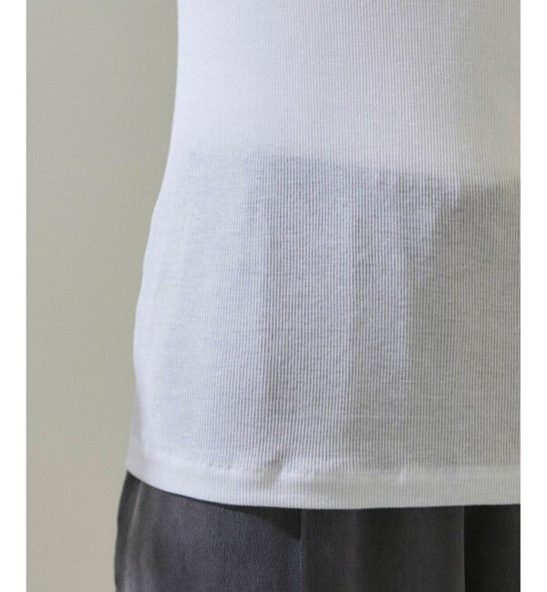 SALON adam et rope'「nu=layerジェントルVネックシアーTシャツ」|Tシャツ・カットソー|