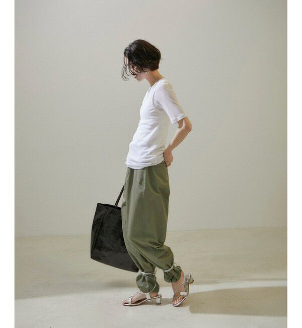 SALON adam et rope'「nu=layerジェントルVネックシアーTシャツ」|Tシャツ・カットソー|