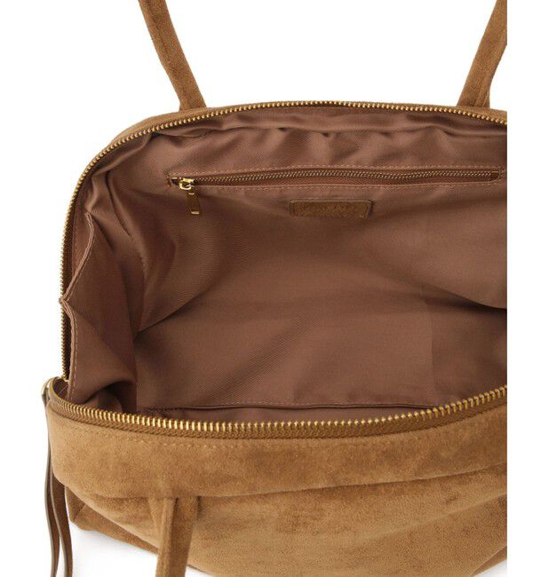 SALON adam et rope'「【WEB限定】スウェードソフトミドルボストン」|ボストンバッグ|