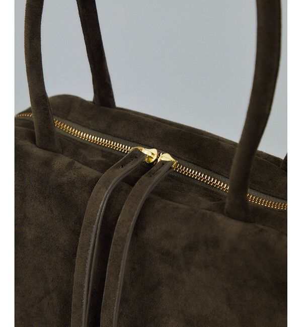 SALON adam et rope'「【WEB限定】スウェードソフトミドルボストン」|ボストンバッグ|