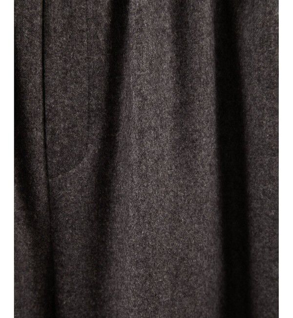 SALON adam et rope'「【WEB限定】ウォッシャブルウールカシミヤワイドパンツ」|チノ|