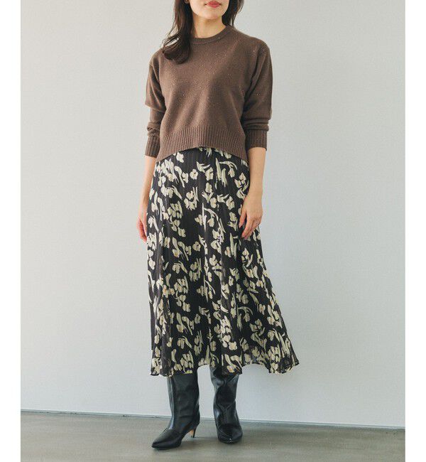 ROPE「スーパーファインメリノウールスパンコールニット」|ニット・セーター|