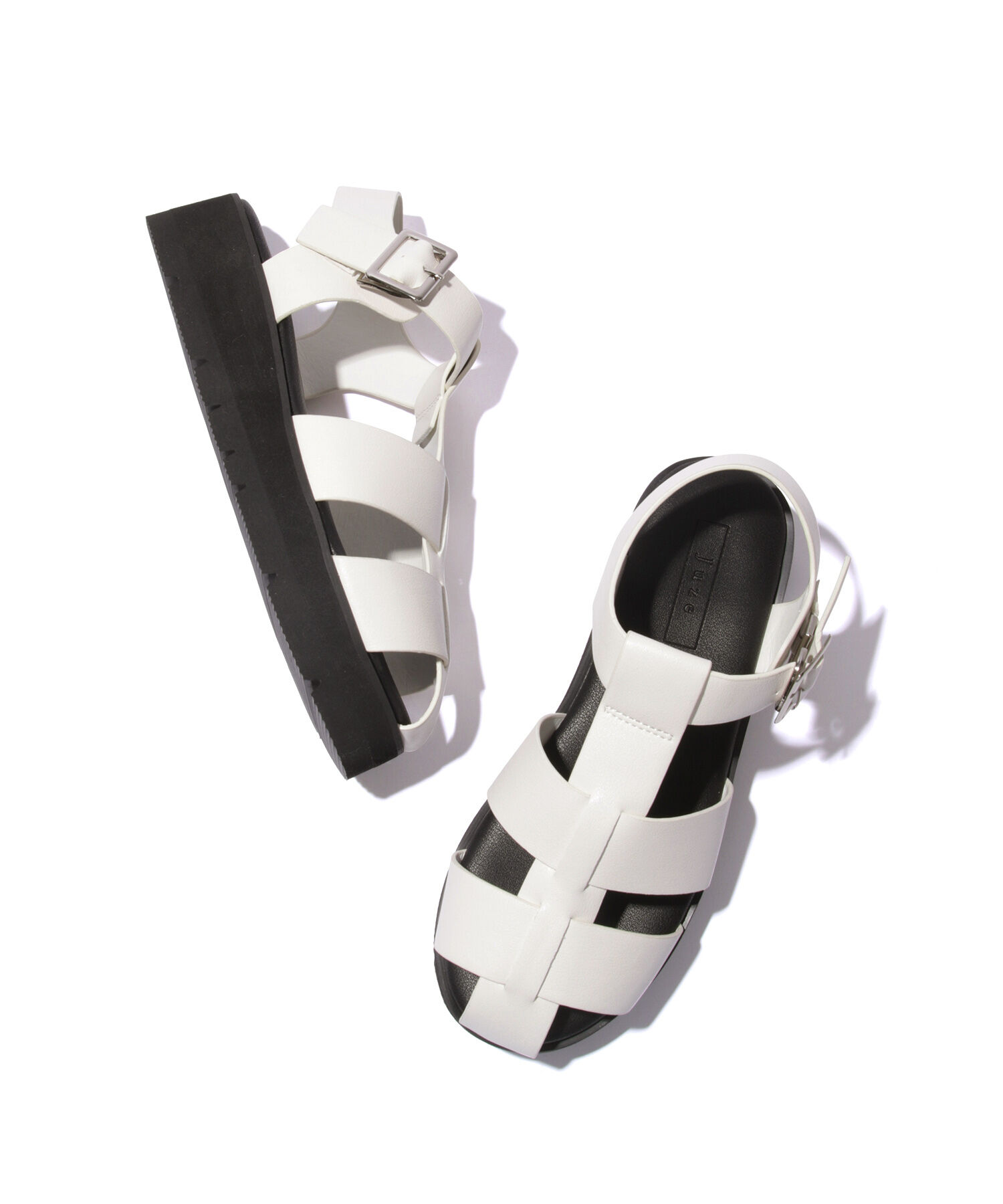 Juze「【軽量】ボリュームソールソフトグルカサンダル」|サンダル|