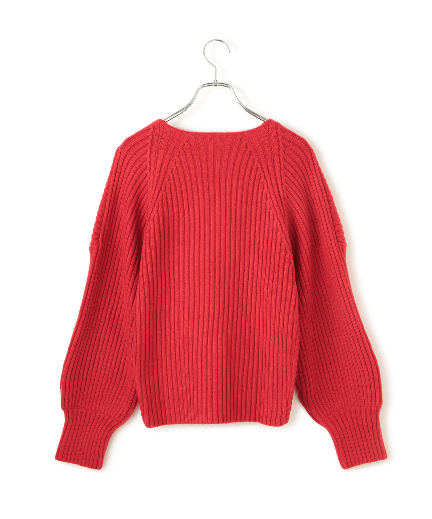 VIS「ふんわりカシュクールニットプルオーバー」|ニット・セーター|