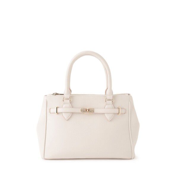 VIS「【新色追加】【2WAY】フロント金具3層トートバッグ」|ショルダー・メッセンジャー|