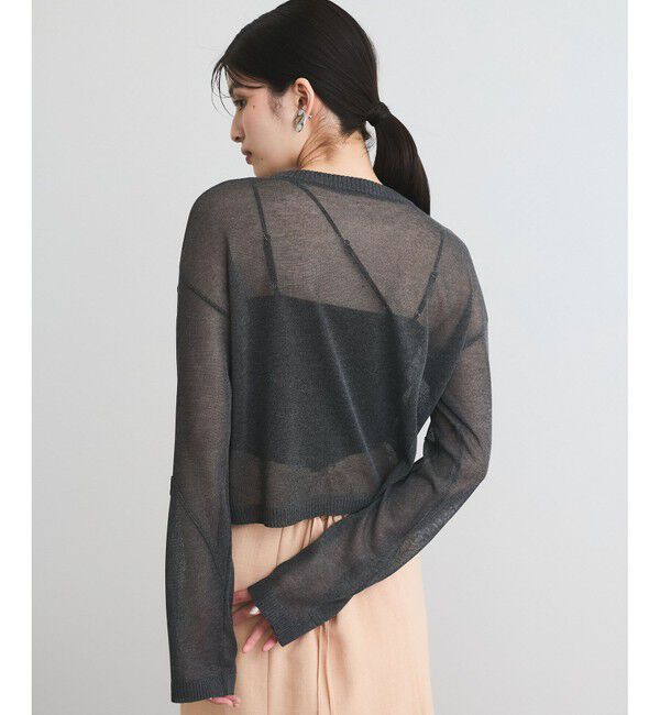 VIS「コード刺繍シアーニット」|ニット・セーター|