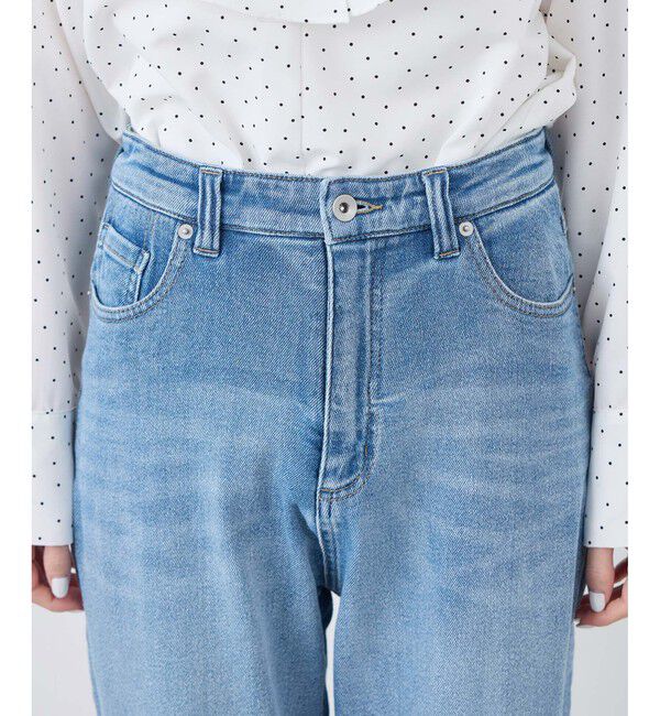 Rope&rsquo;Picnic「【ウエスト革命デニム】ウエストシェイプハイライズマムジーンズ」|デニム|