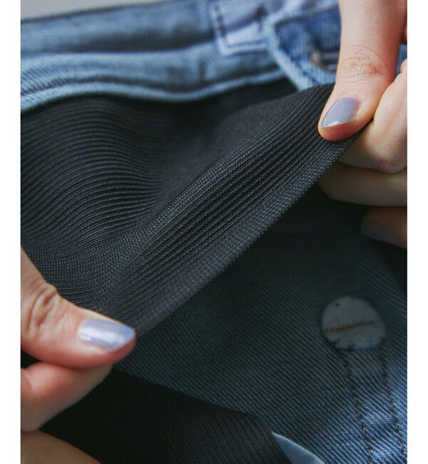 Rope&rsquo;Picnic「【ウエスト革命デニム】ウエストシェイプハイライズマムジーンズ」|デニム|