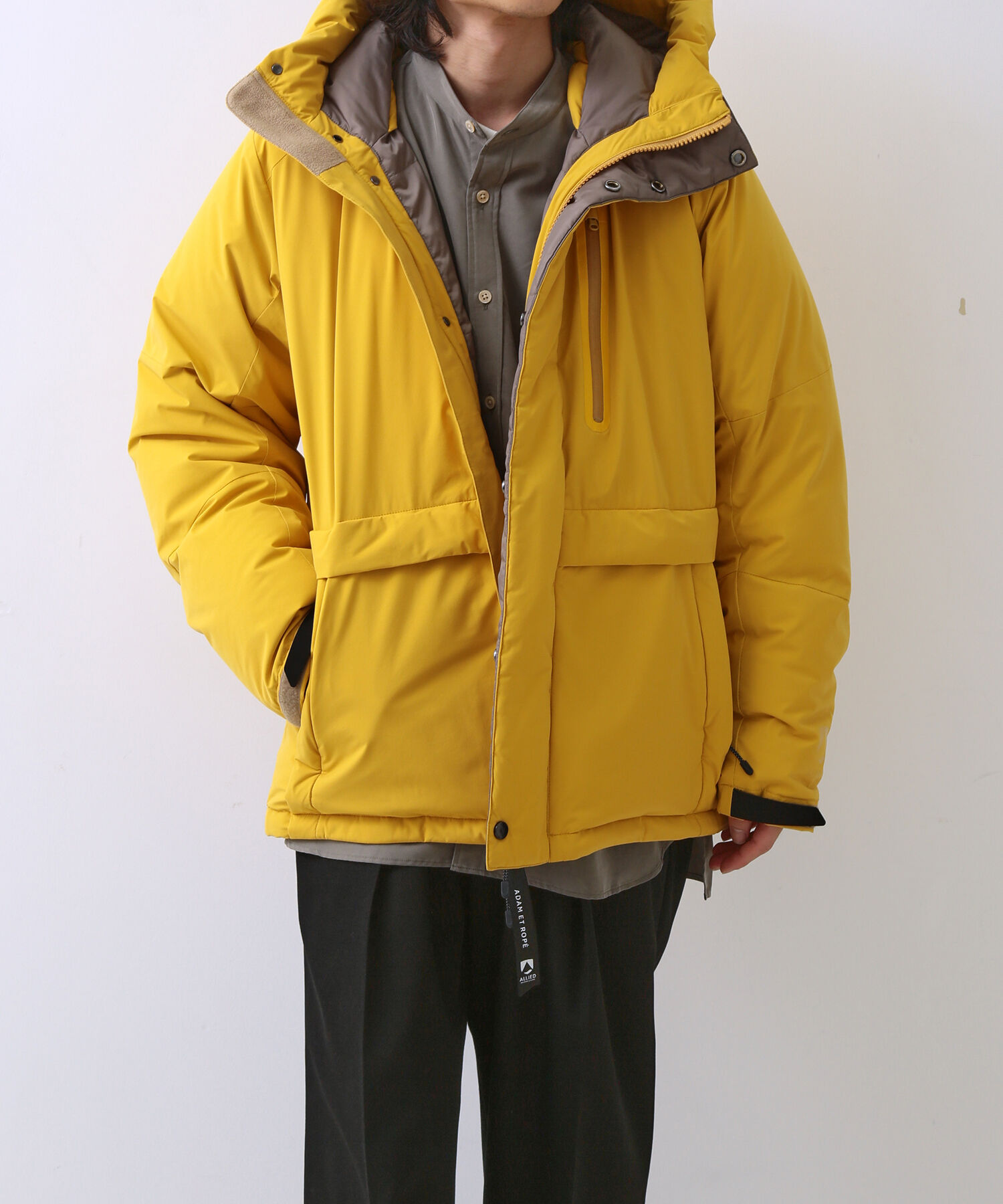 ADAM ET ROPE'「【ALLIED】700FP ショート フーディー ダウンジャケット / ユニセックス」|ダウン|