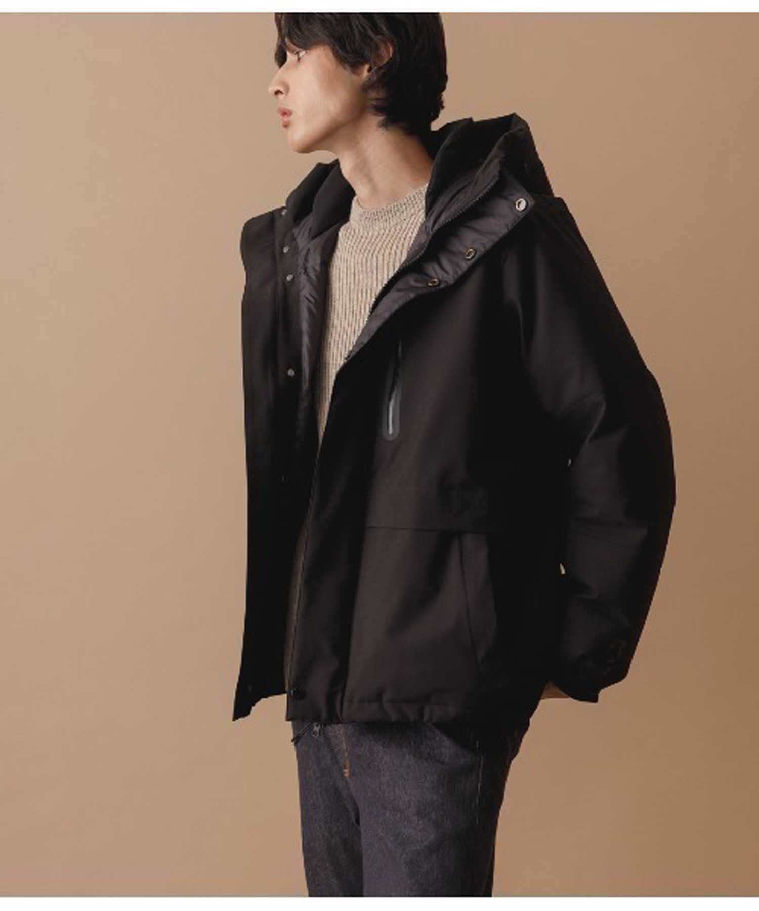 ADAM ET ROPE'「【ALLIED】700FP ショート フーディー ダウンジャケット / ユニセックス」|ダウン|