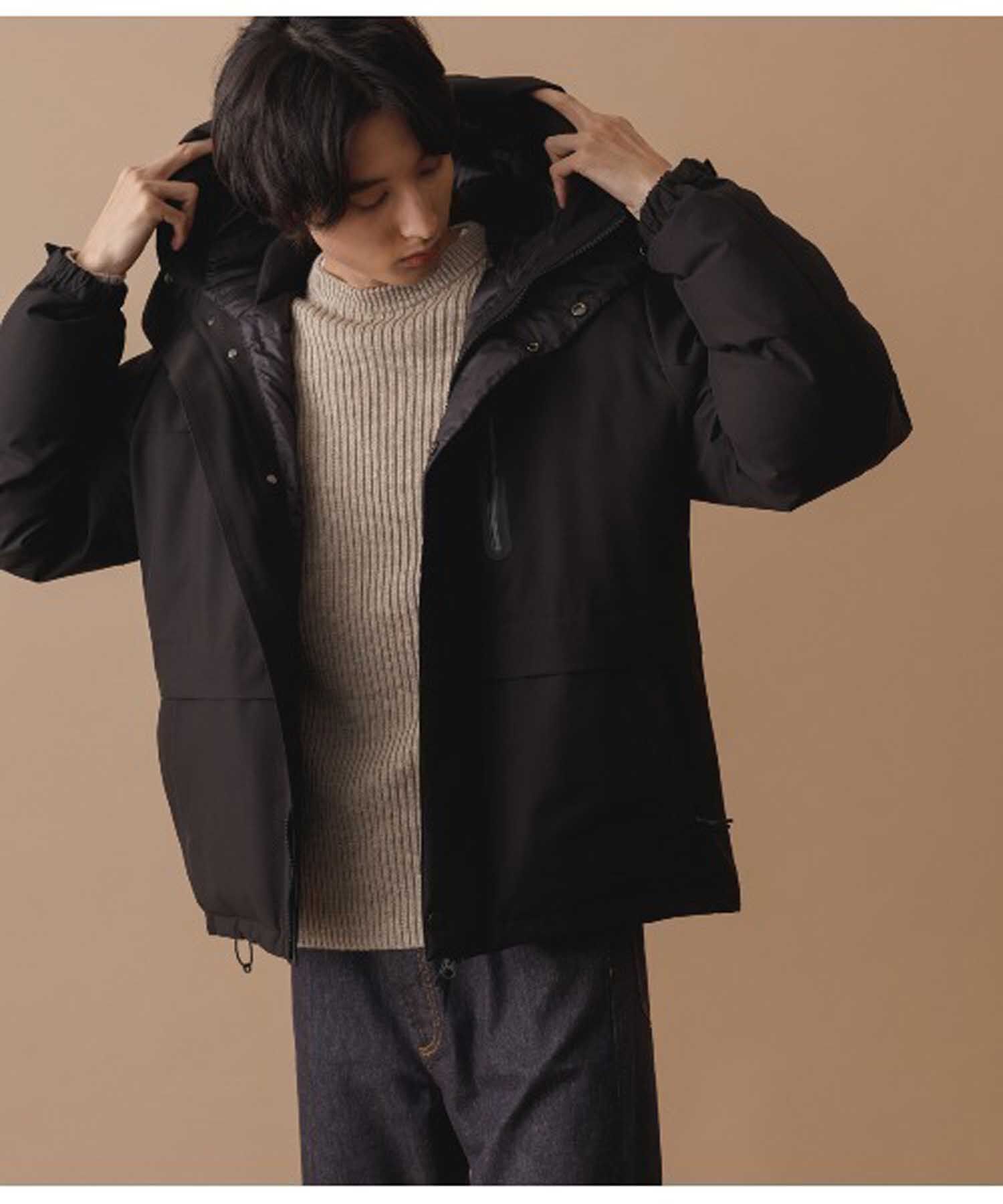 ADAM ET ROPE'「【ALLIED】700FP ショート フーディー ダウンジャケット / ユニセックス」|ダウン|