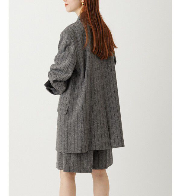 ADAM ET ROPE'「ダブルブレストツイード＆チェックジャケット」|テーラードジャケット|