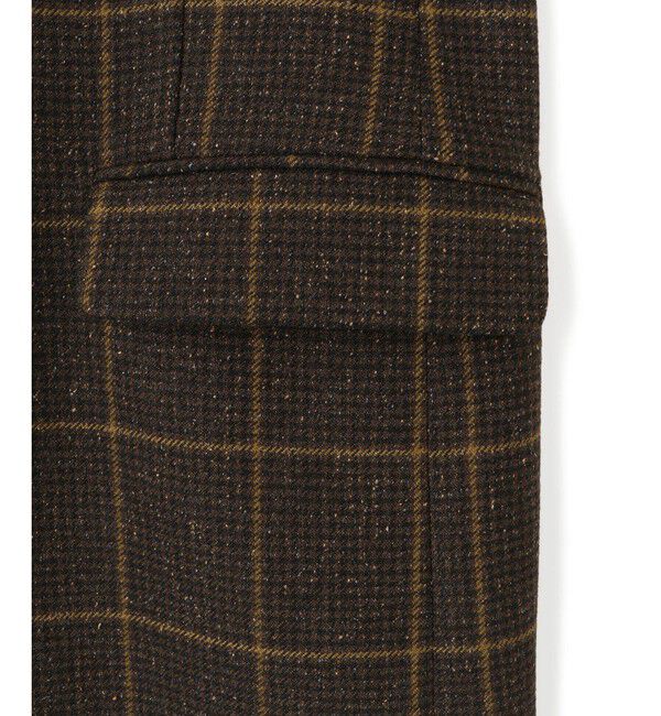 ADAM ET ROPE'「ダブルブレストツイード＆チェックジャケット」|テーラードジャケット|