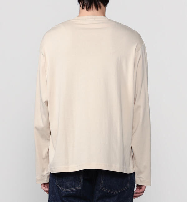 handvaerk「handvaerk | コットン クルーネック長袖Tシャツ MEN」|Tシャツ・カットソー|