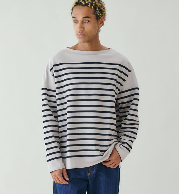  「ORCIVAL | ラッセル ワイドセーラーTシャツ MEN」|Tシャツ・カットソー|GREY系1