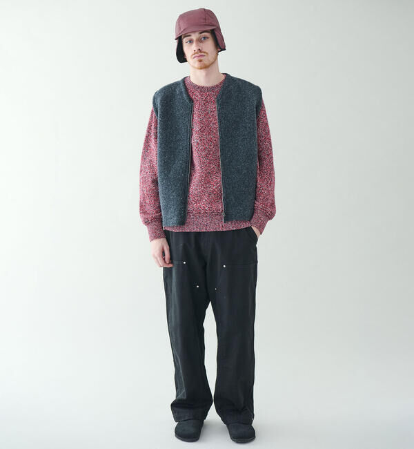 ORCIVAL「ORCIVAL | コットンカツラギ ダブルニーイージーパンツ MEN」|チノ|