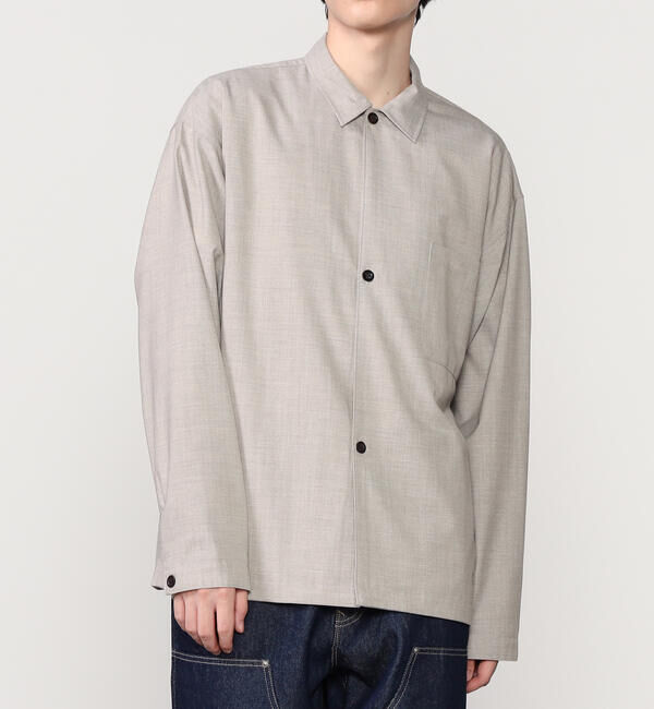 ORCIVAL「ORCIVAL | 3ボタンシャツジャケット MEN」|シャツ・ブラウス|BEIGE系1