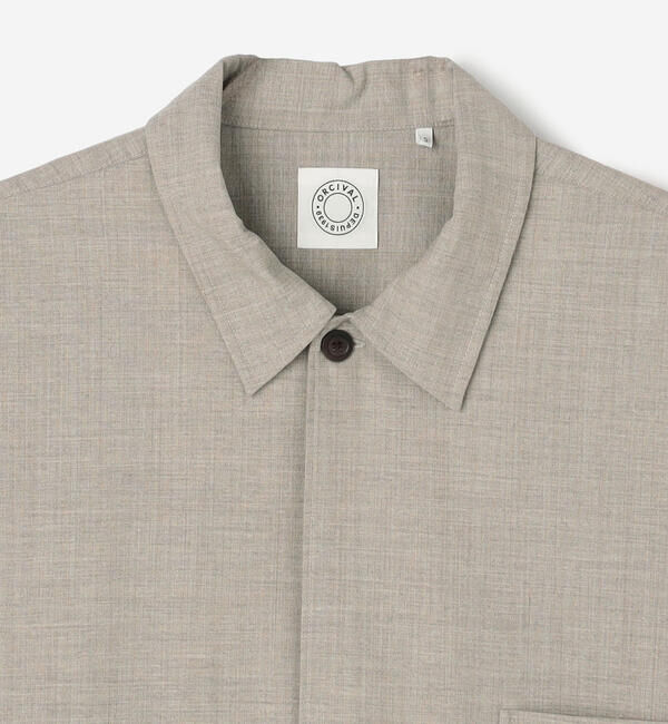 ORCIVAL「ORCIVAL | 3ボタンシャツジャケット MEN」|シャツ・ブラウス|