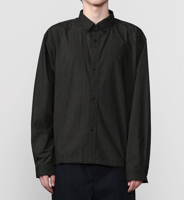 GYMPHLEX「Gymphlex | ショート ボタンダウン長袖シャツ MEN」|シャツ・ブラウス|