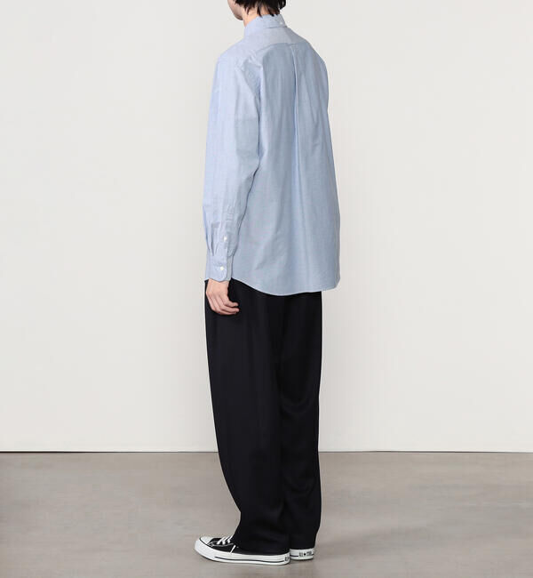 GYMPHLEX「Gymphlex | オックスフォード 長袖ボタンダウンシャツ SOLID MEN」|シャツ・ブラウス|