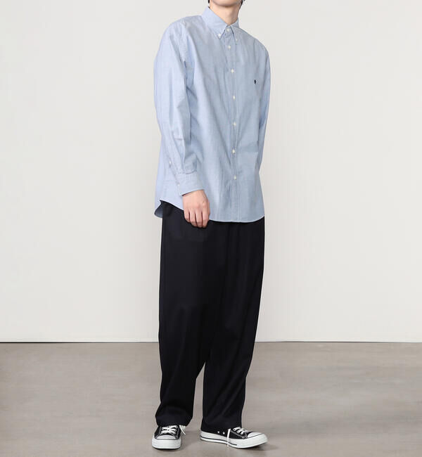 GYMPHLEX「Gymphlex | オックスフォード 長袖ボタンダウンシャツ SOLID MEN」|シャツ・ブラウス|