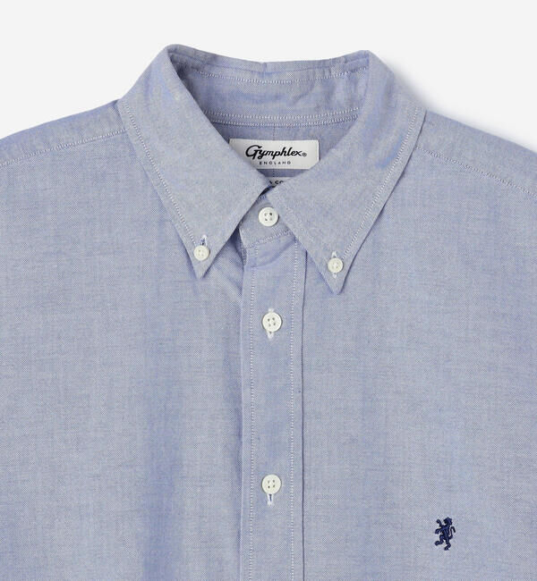 GYMPHLEX「Gymphlex | オックスフォード 長袖ボタンダウンシャツ SOLID MEN」|シャツ・ブラウス|