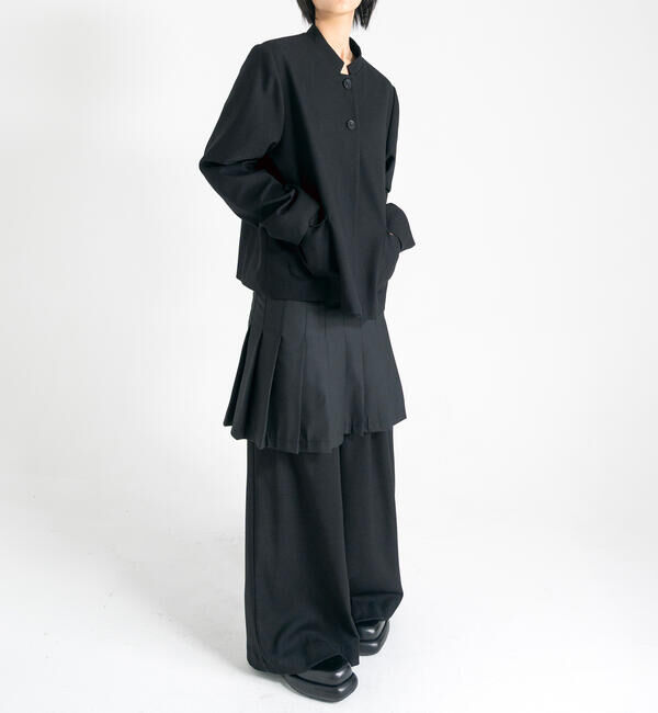  「eunoia | 2タックワイドパンツ WOMEN」|チノ|