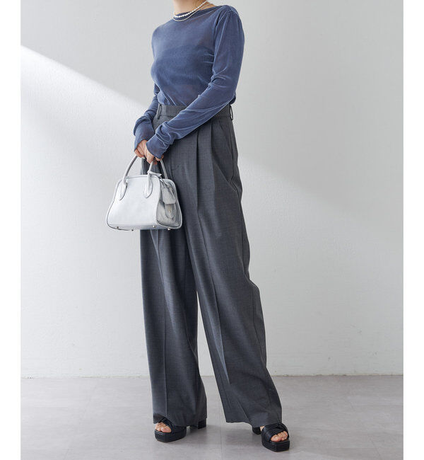  「フロッキーバックシャンカットソー」|Tシャツ・カットソー|