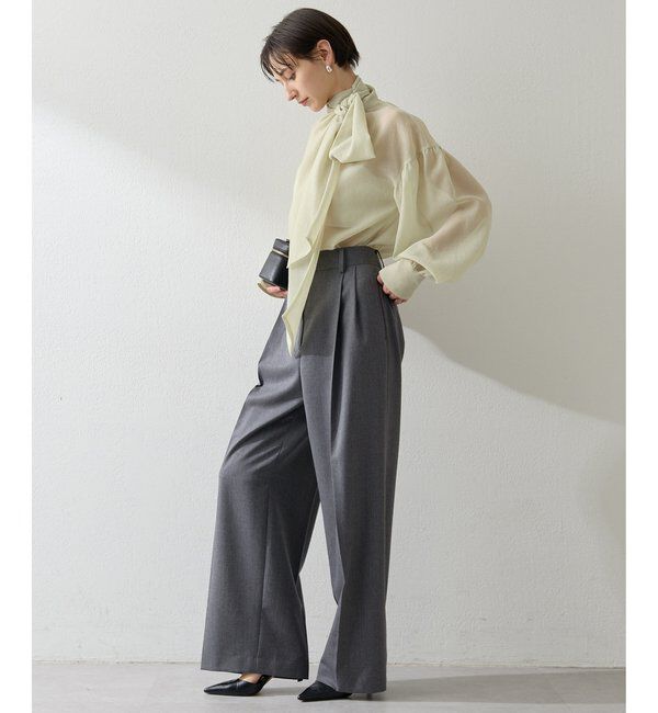  「オーガンザボウブラウス」|シャツ・ブラウス|