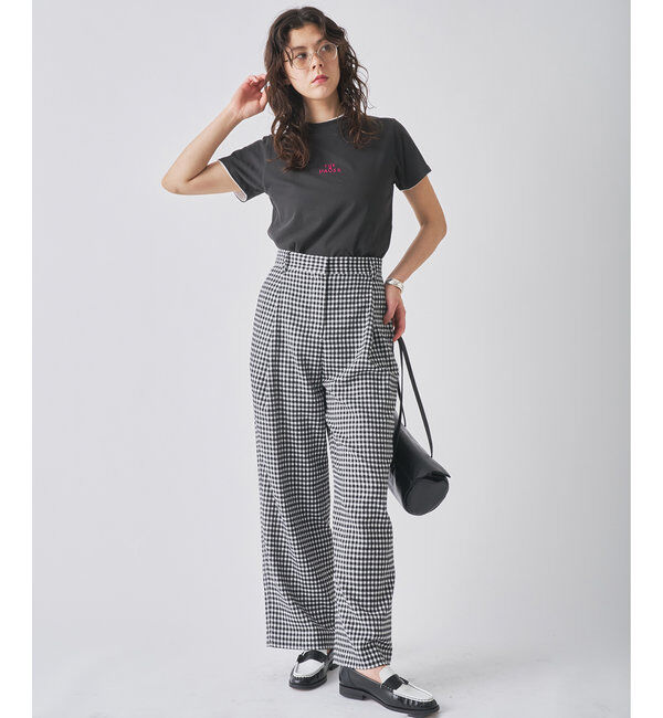 THE PAUSE「【THE PAUSE】THE PAUSE刺繍Tシャツ」|Tシャツ・カットソー|